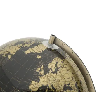 GLOBUS BRĄZOWY Z OŚWIETLENIEM 25X38 cm